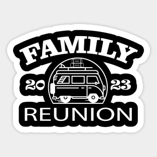 Family Reunion Light White Color Sticker